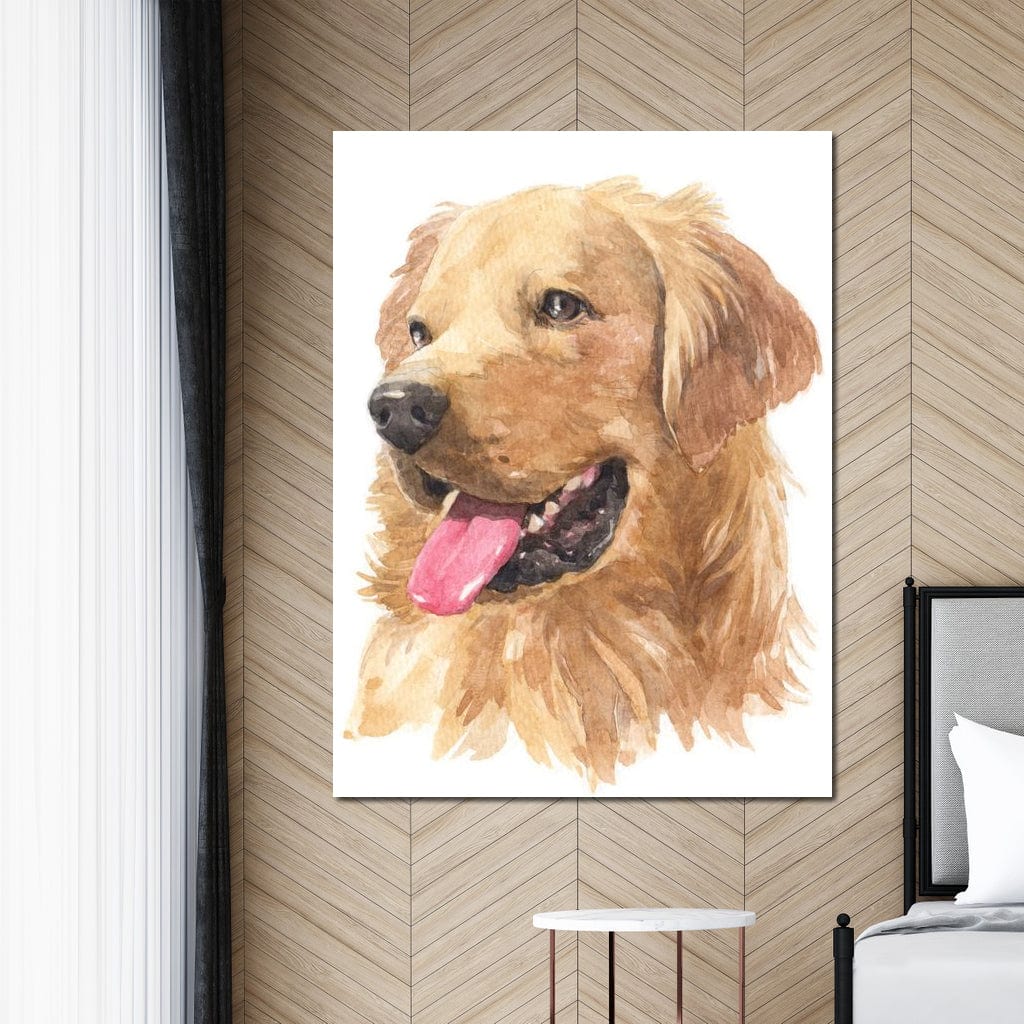 Golden Retriever Canvas Wall Art