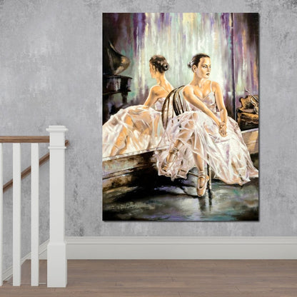 Ballet Conservatory Canvas Wall Art