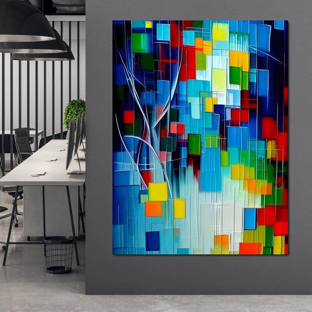Colorful Contemporary Art 045 Canvas Wall Art