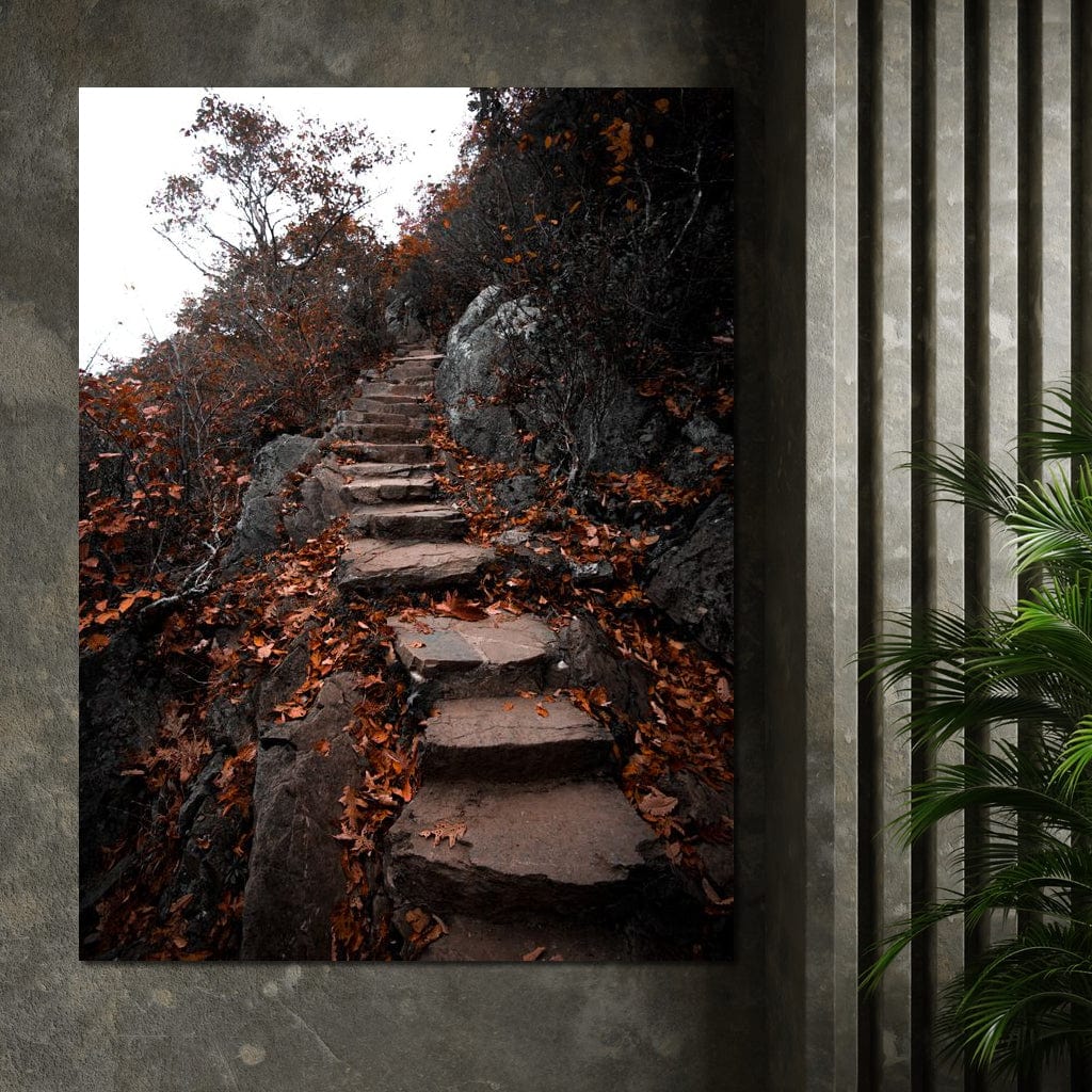Autumn Path Canvas Wall Art