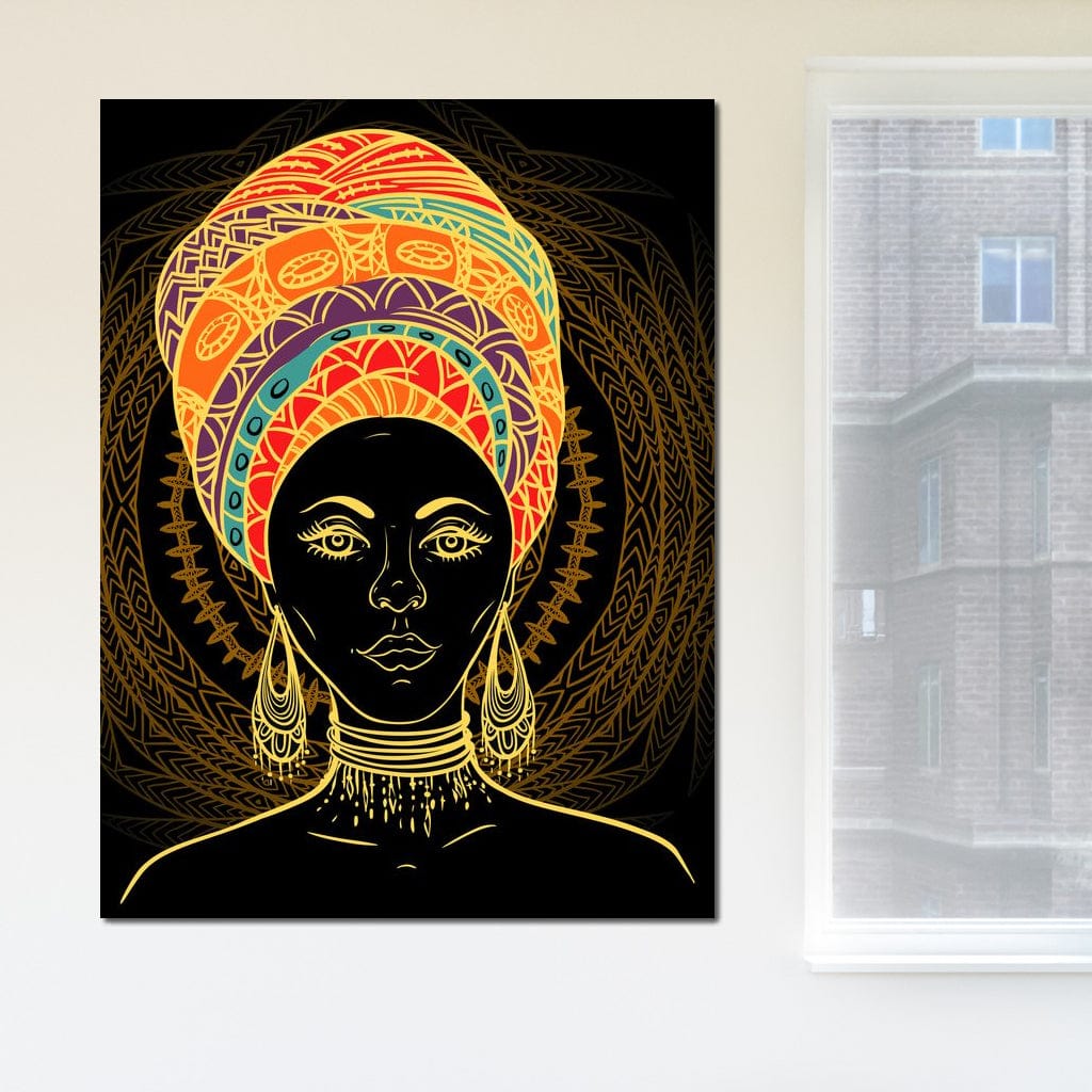 Colorful Turban Canvas Wall Art