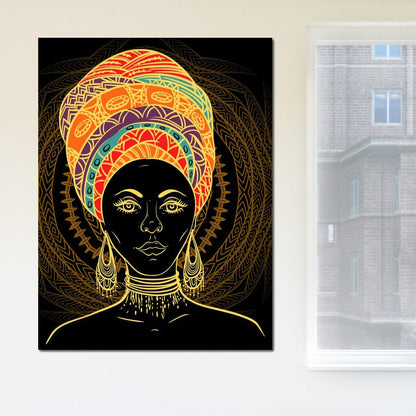 Colorful Turban Canvas Wall Art