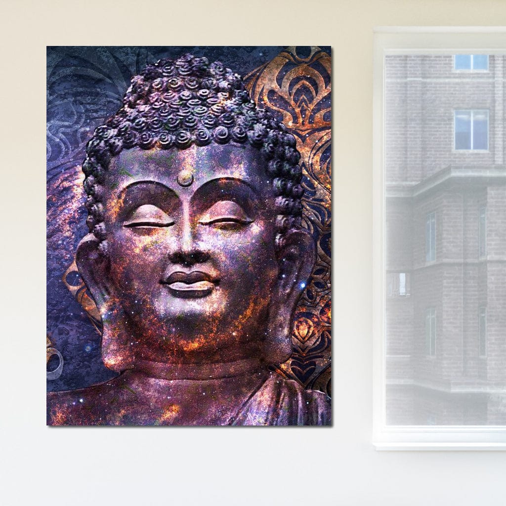 Blue Buddha Canvas Wall Art