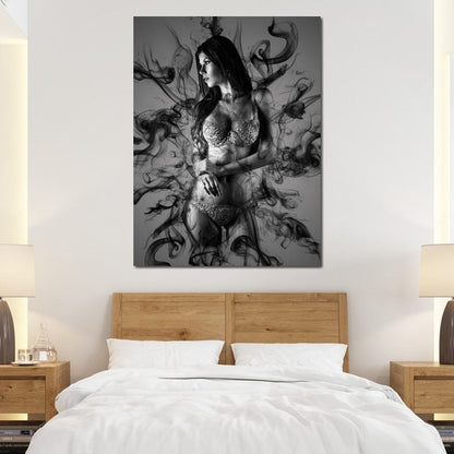The Smoke Collection 08 Canvas Wall Art