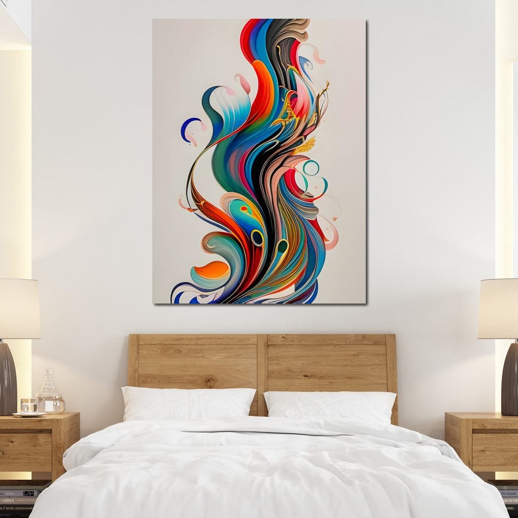Colorful Contemporary Art 053 Canvas Wall Art