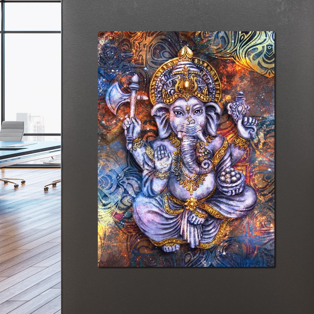 Spiritual Ganesha Canvas Wall Art