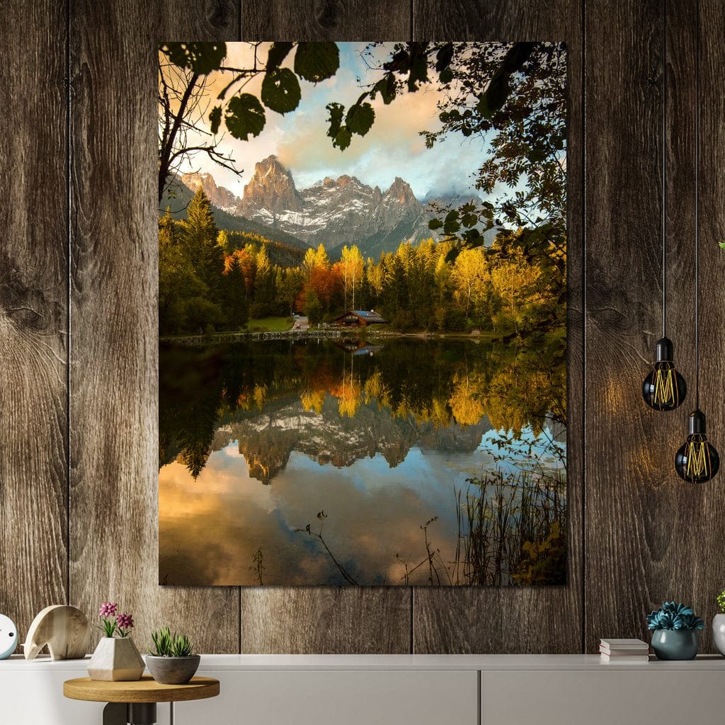 Lake Welsperg Canvas Wall Art