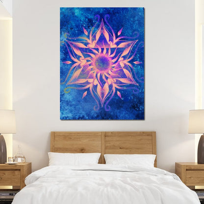 Pink Mandala Canvas Wall Art