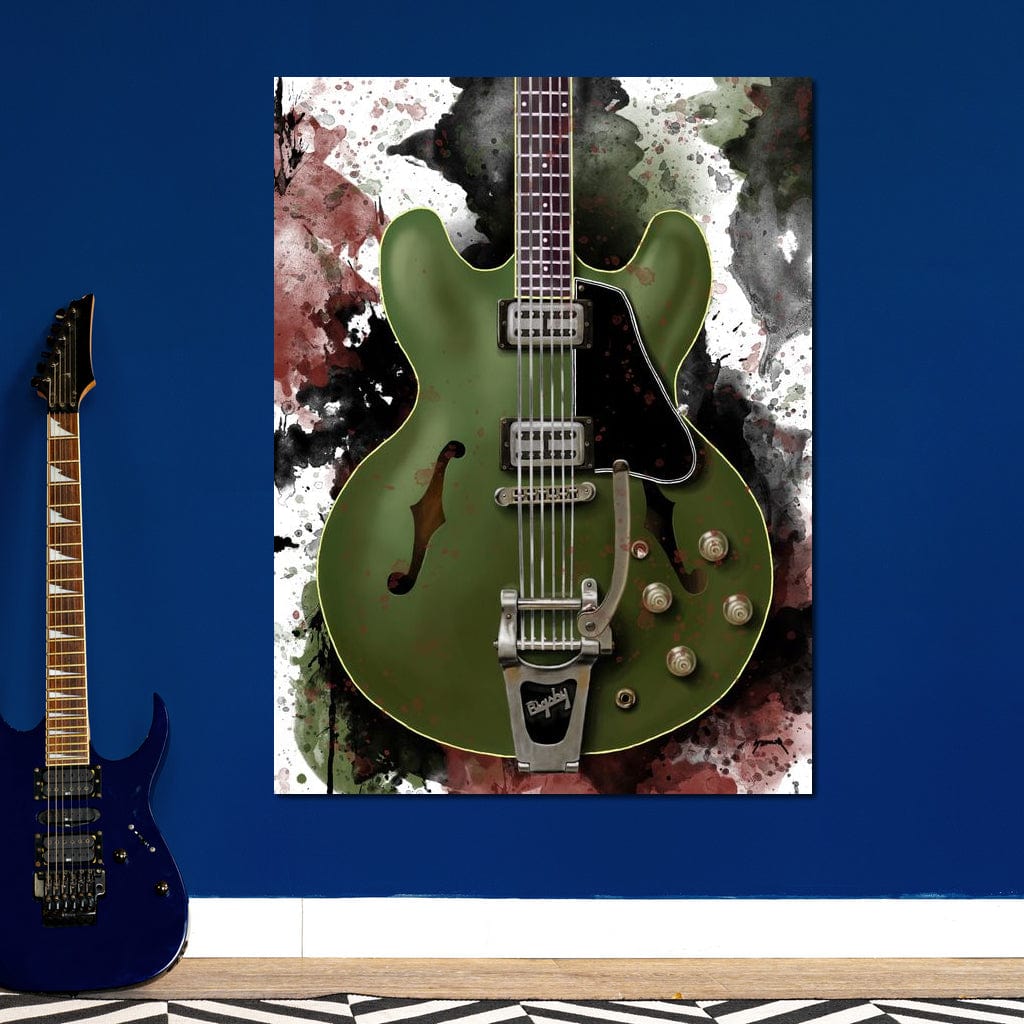 Chris Cornell's Electric Guitar Canvas Wall Art