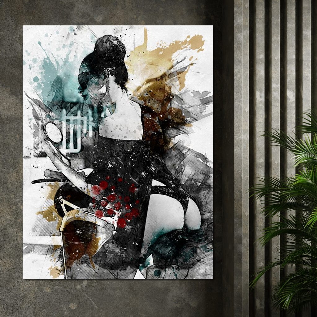 Sensuel a Paris Canvas Wall Art
