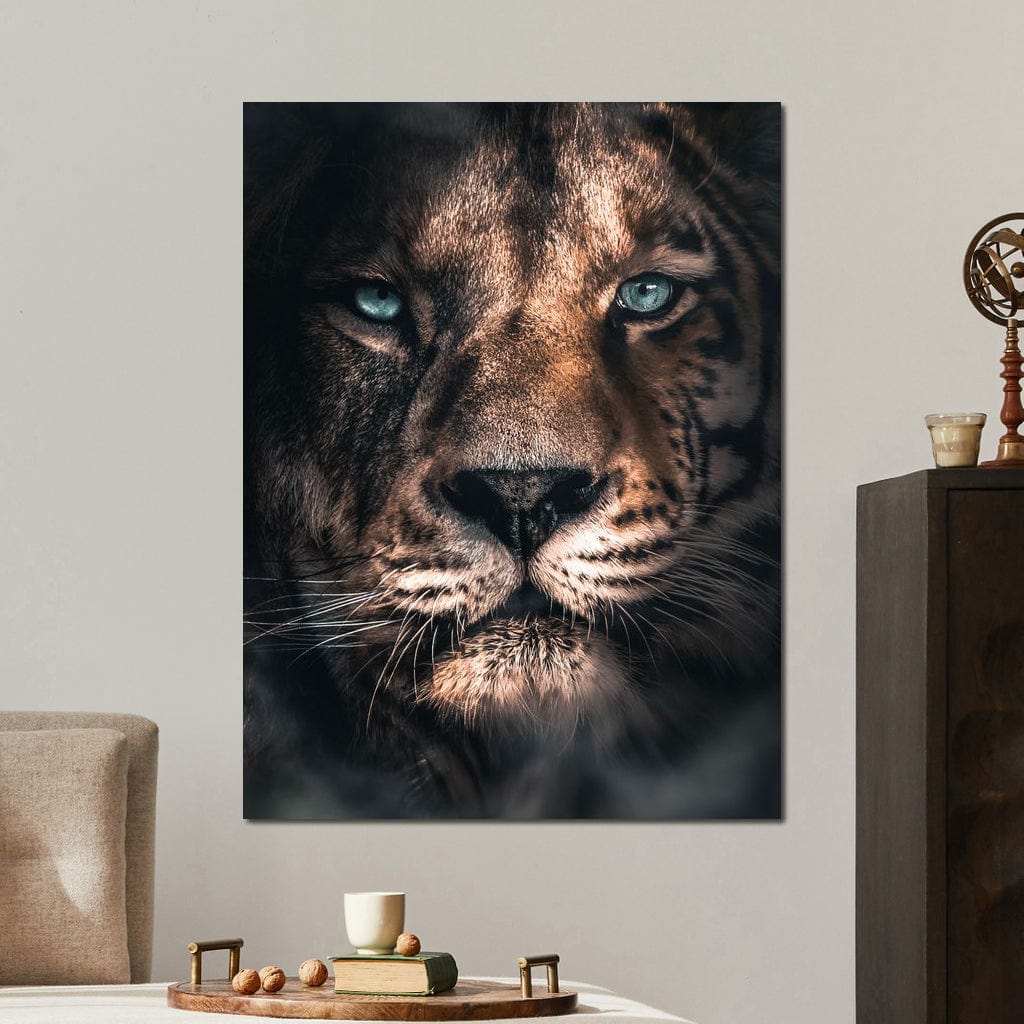 Lion Tiger Canvas Wall Art