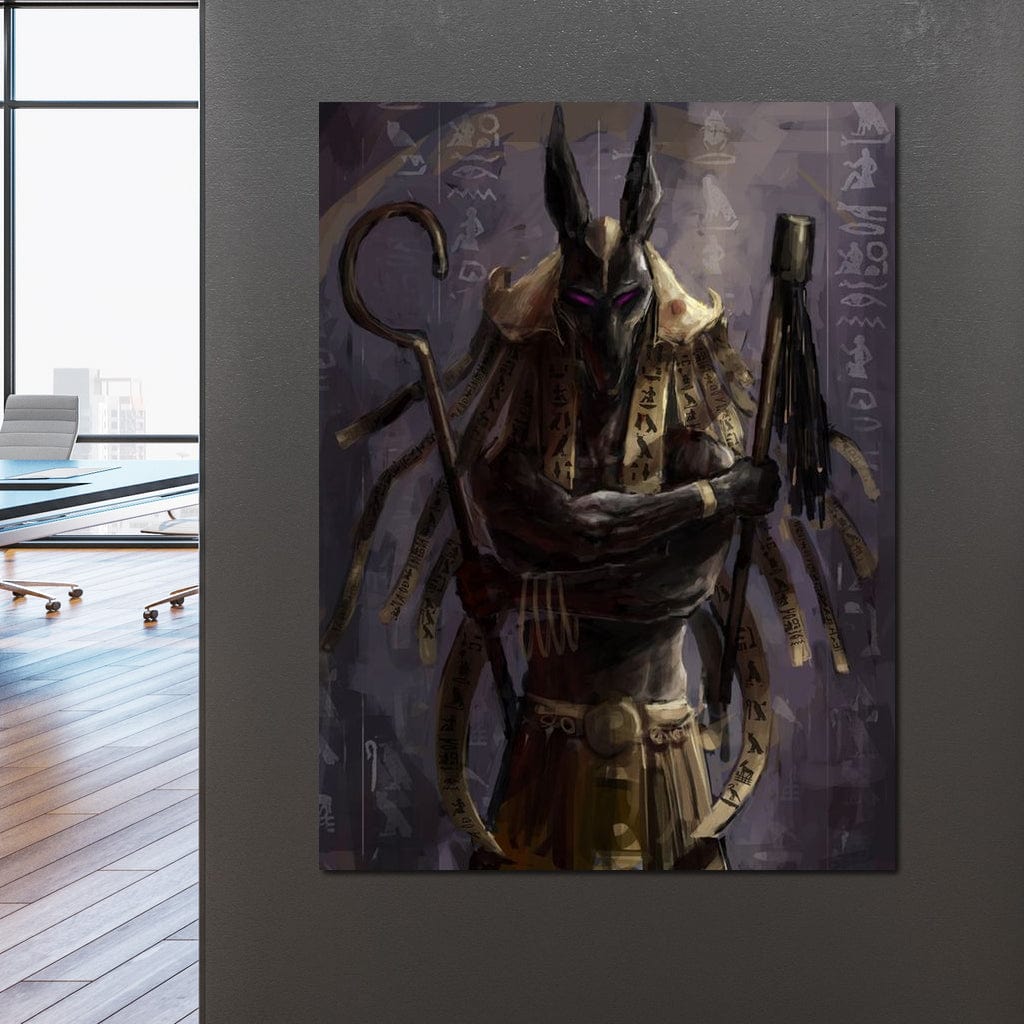 Anubis Canvas Wall Art