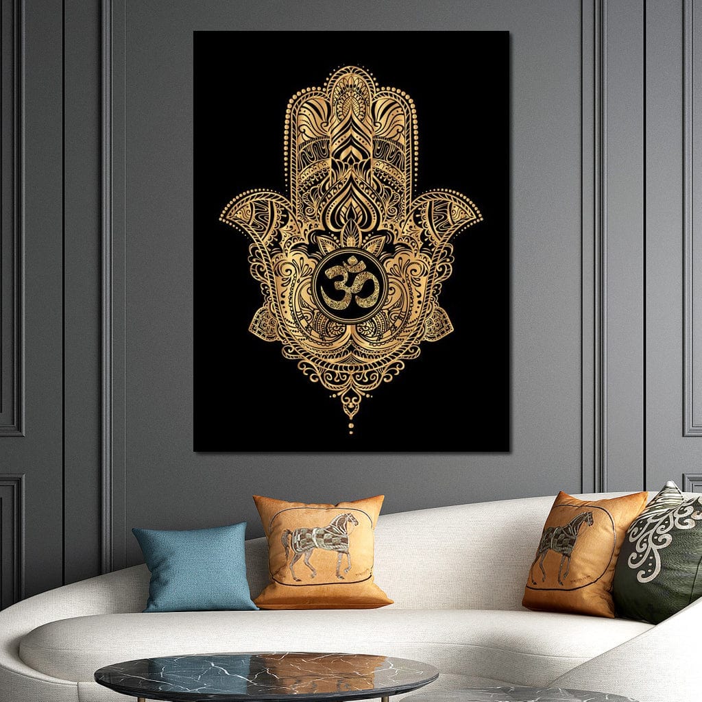 Hand of Fatima Canvas Wall Art