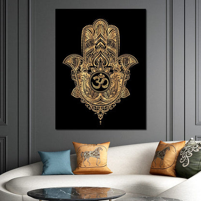 Hand of Fatima Canvas Wall Art