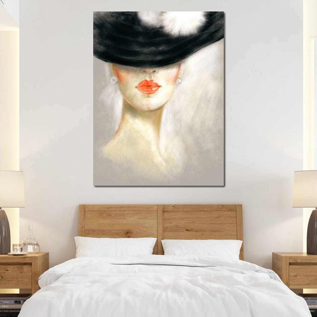 Chic Portrait Canvas Wall Art