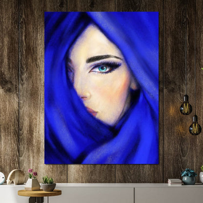 Blue Eye Canvas Wall Art