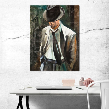 Stylish Man Canvas Wall Art
