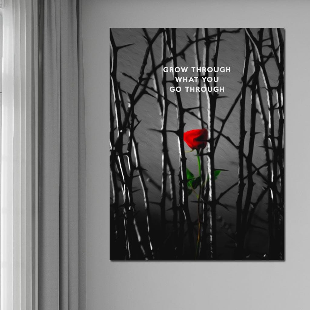 Grow Through Canvas Wall Art