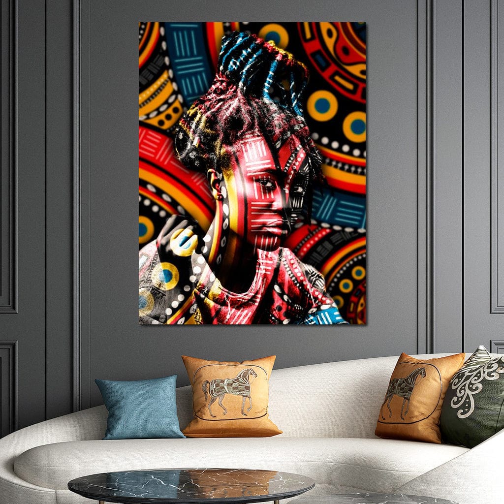 Colorful Portrait Canvas Wall Art