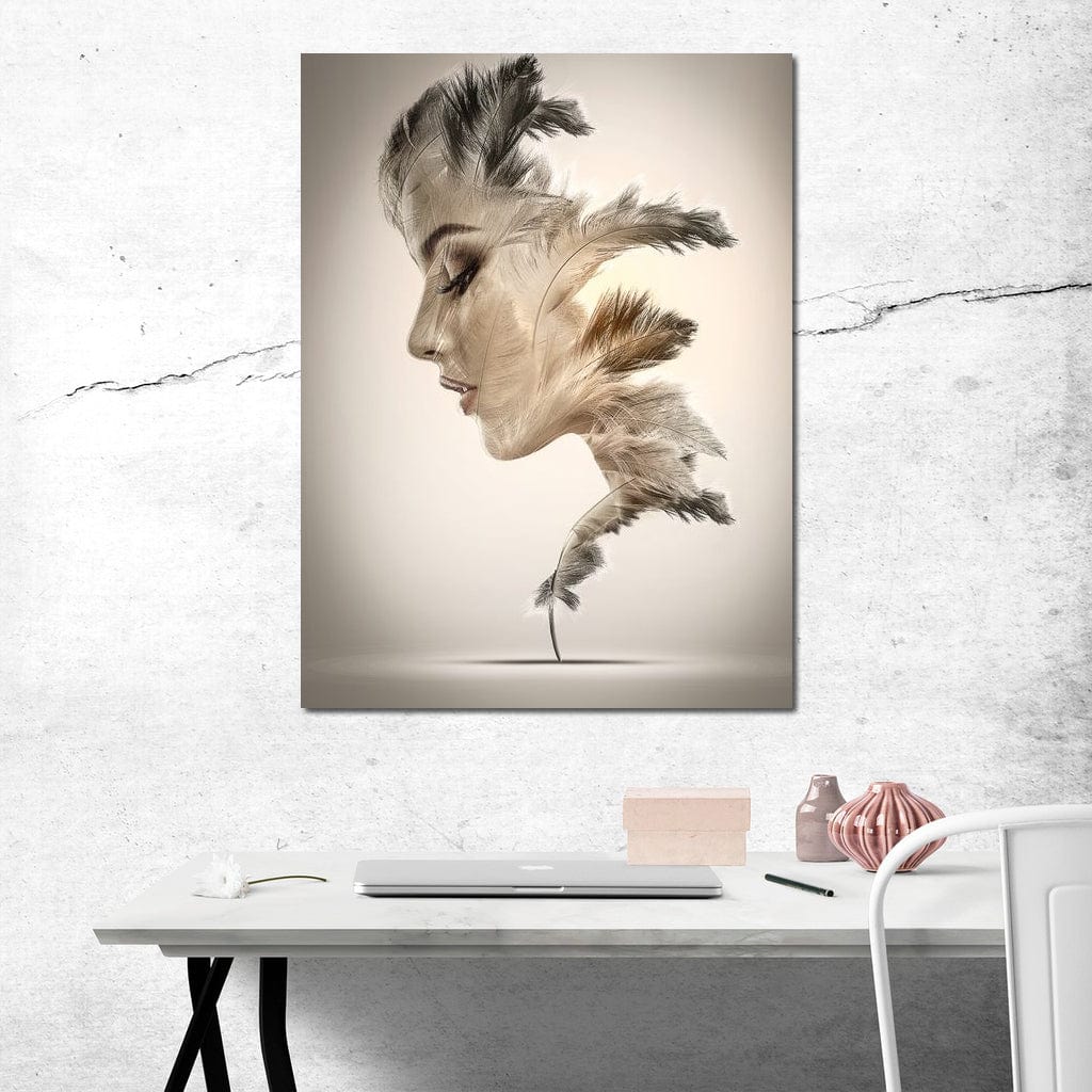 Feathers Canvas Wall Art