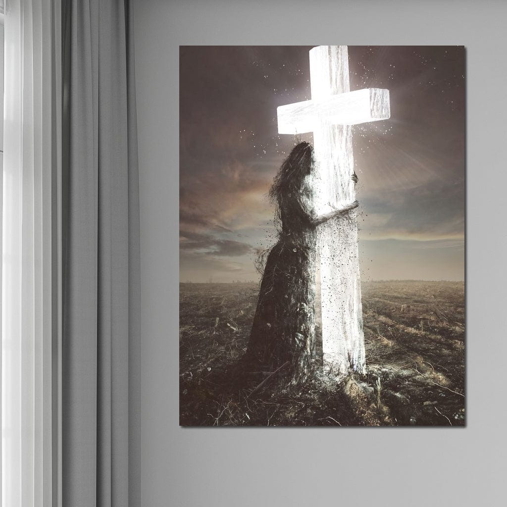 Holding Faith Canvas Wall Art