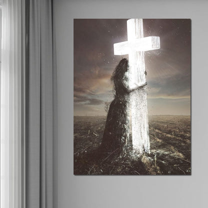 Holding Faith Canvas Wall Art