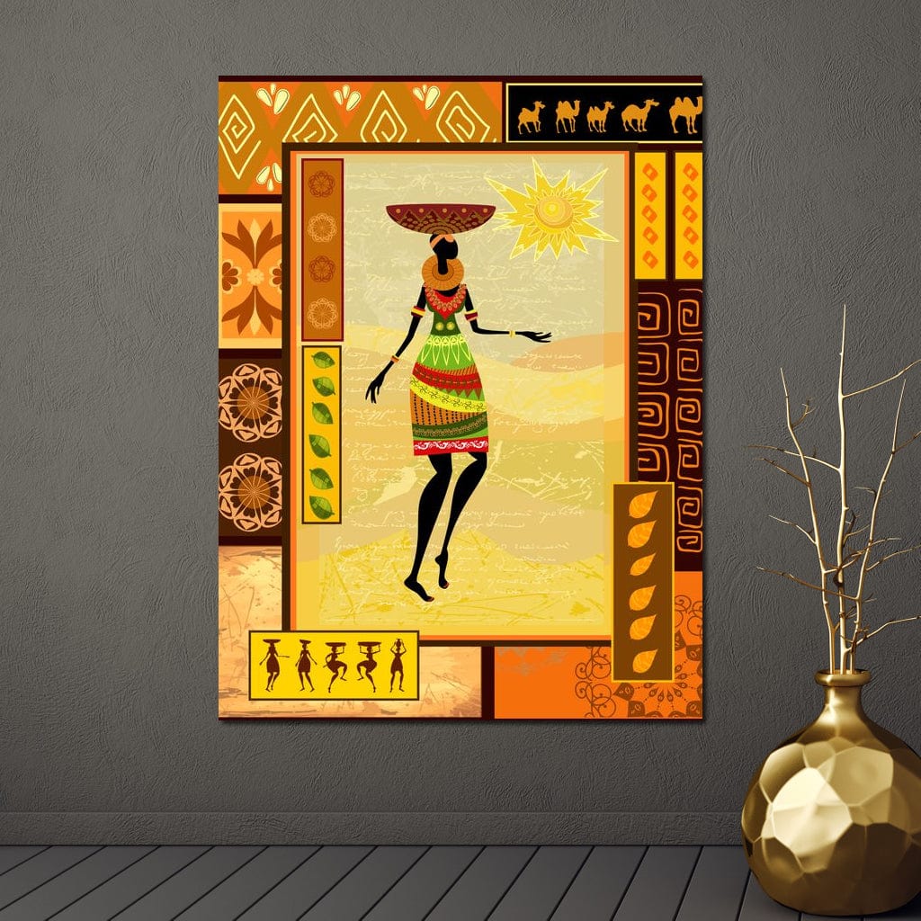 African Art Canvas Wall Art