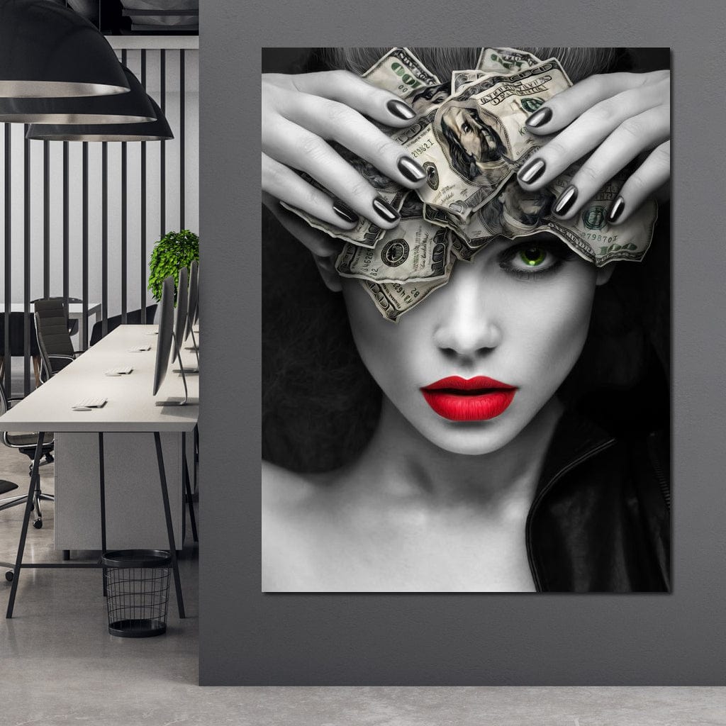 Mind On the Money Canvas Wall Art