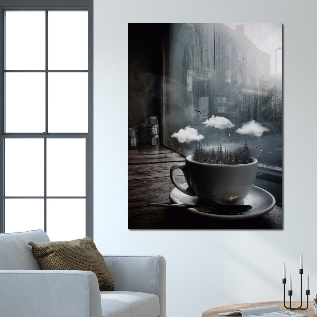 Cup Forest Canvas Wall Art