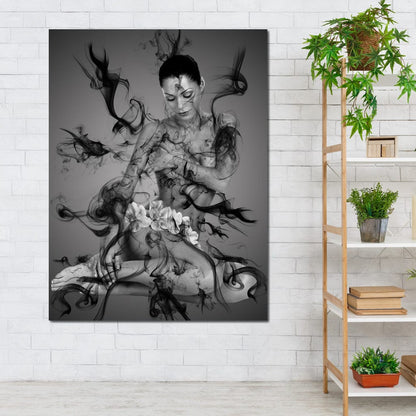The Smoke Collection 07 Canvas Wall Art