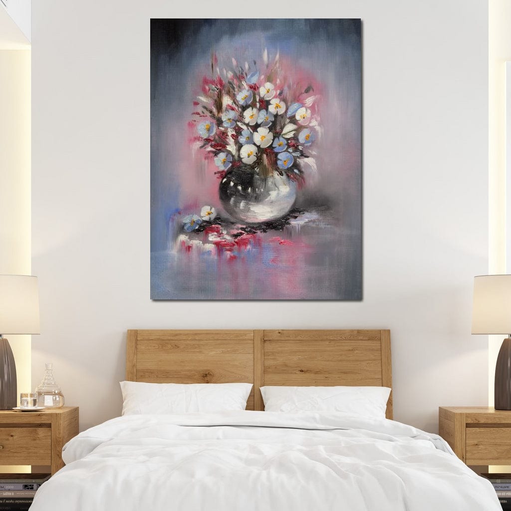 Beautiful Flowers Vase Canvas Wall Art