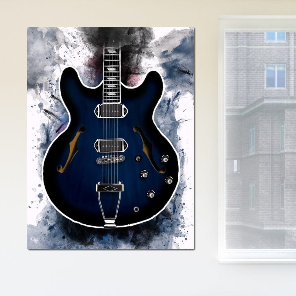 Gary Clark Jr's Electric Guitar Canvas Wall Art