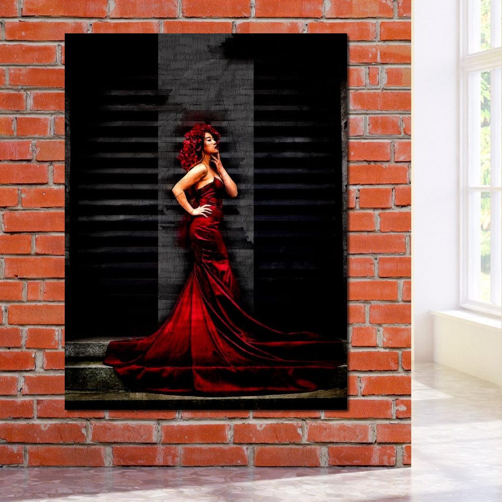 Red Passion Canvas Wall Art