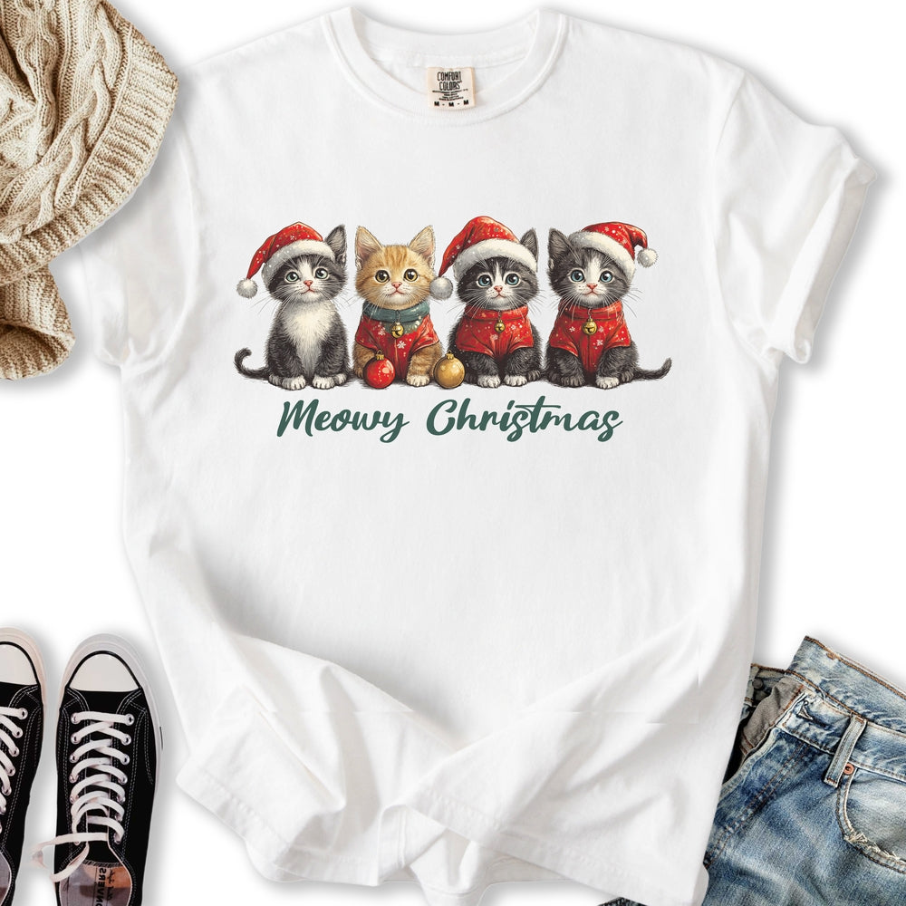 Christmas Cats Relaxed Tee