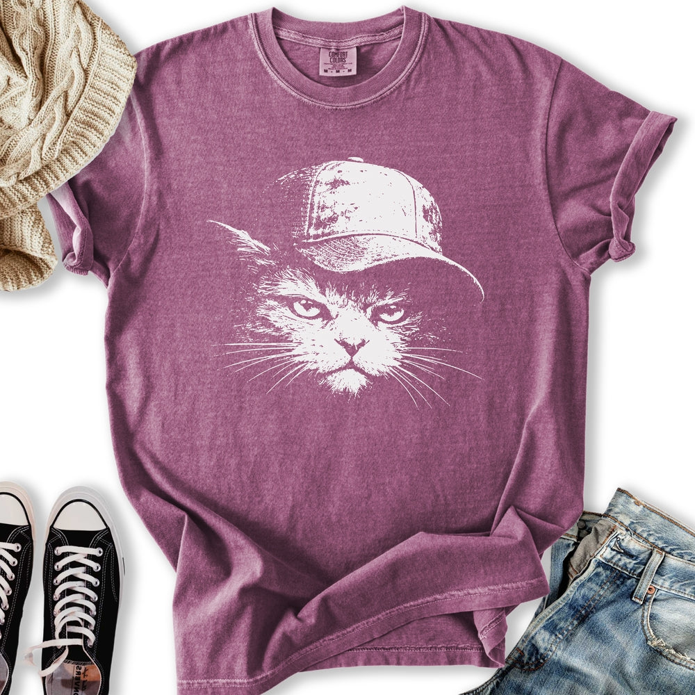 Trucker Cat Relaxed Tee
