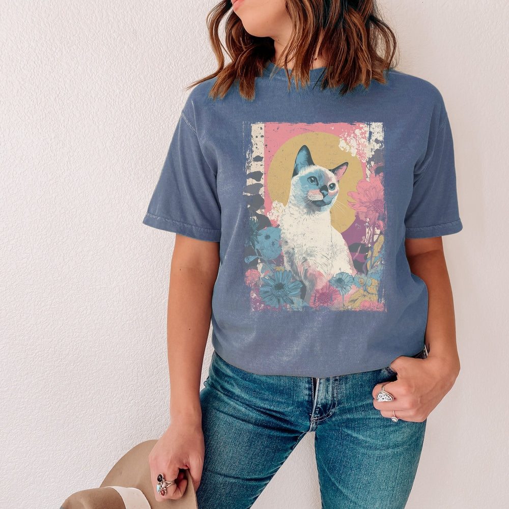 Siamese Pastel Art Relaxed Tee