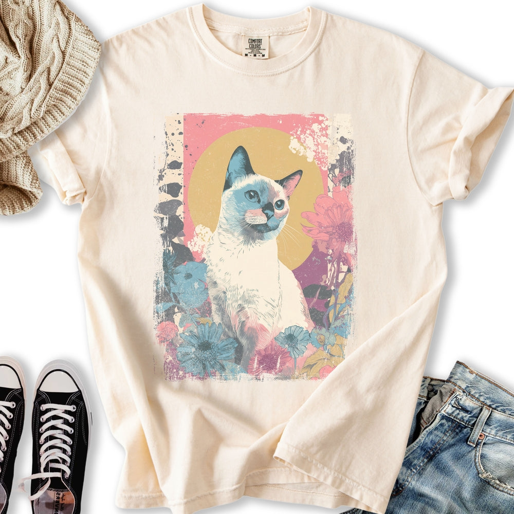 Siamese Pastel Art Relaxed Tee