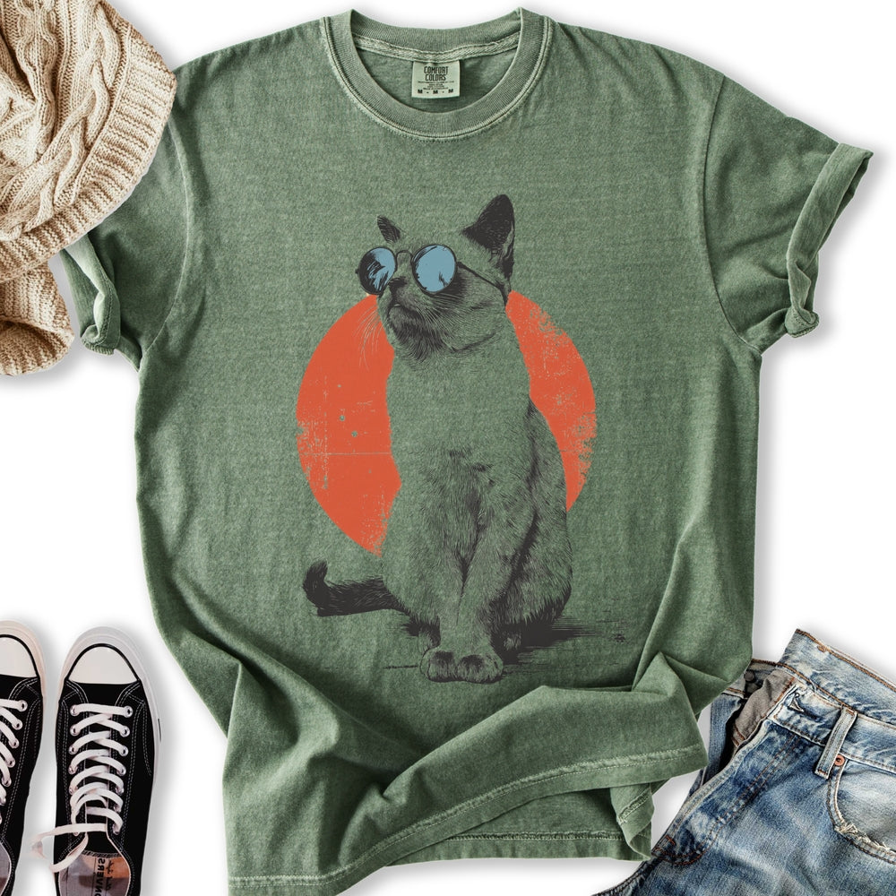 Retro Sunset Siamese Relaxed Tee