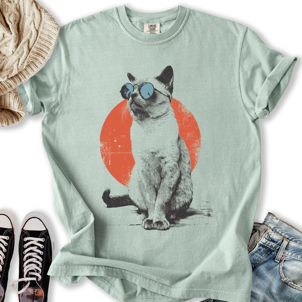 Retro Sunset Siamese Relaxed Tee