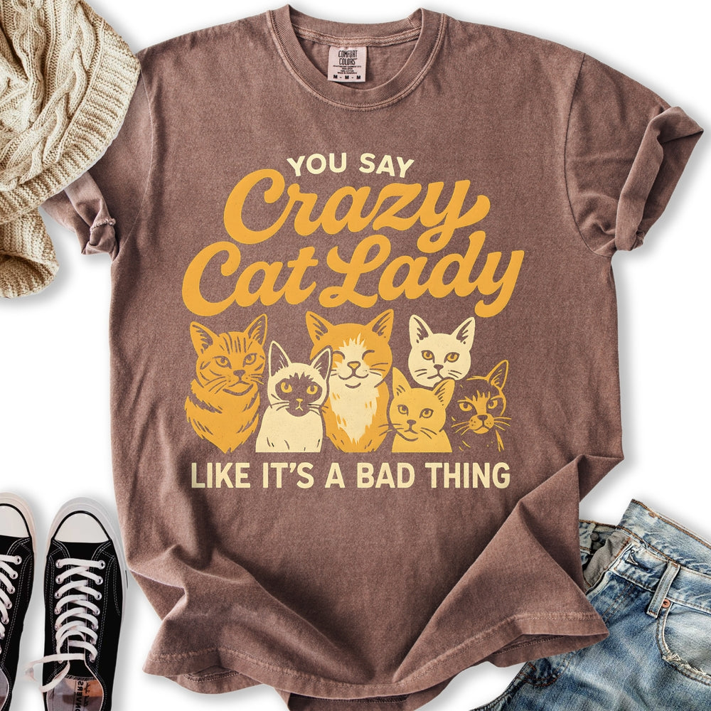 Crazy Cat Lady Vintage Relaxed Tee