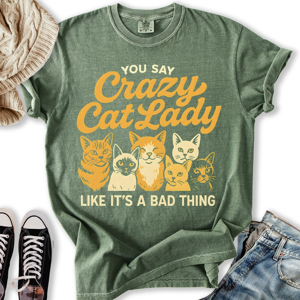 Crazy Cat Lady Vintage Relaxed Tee