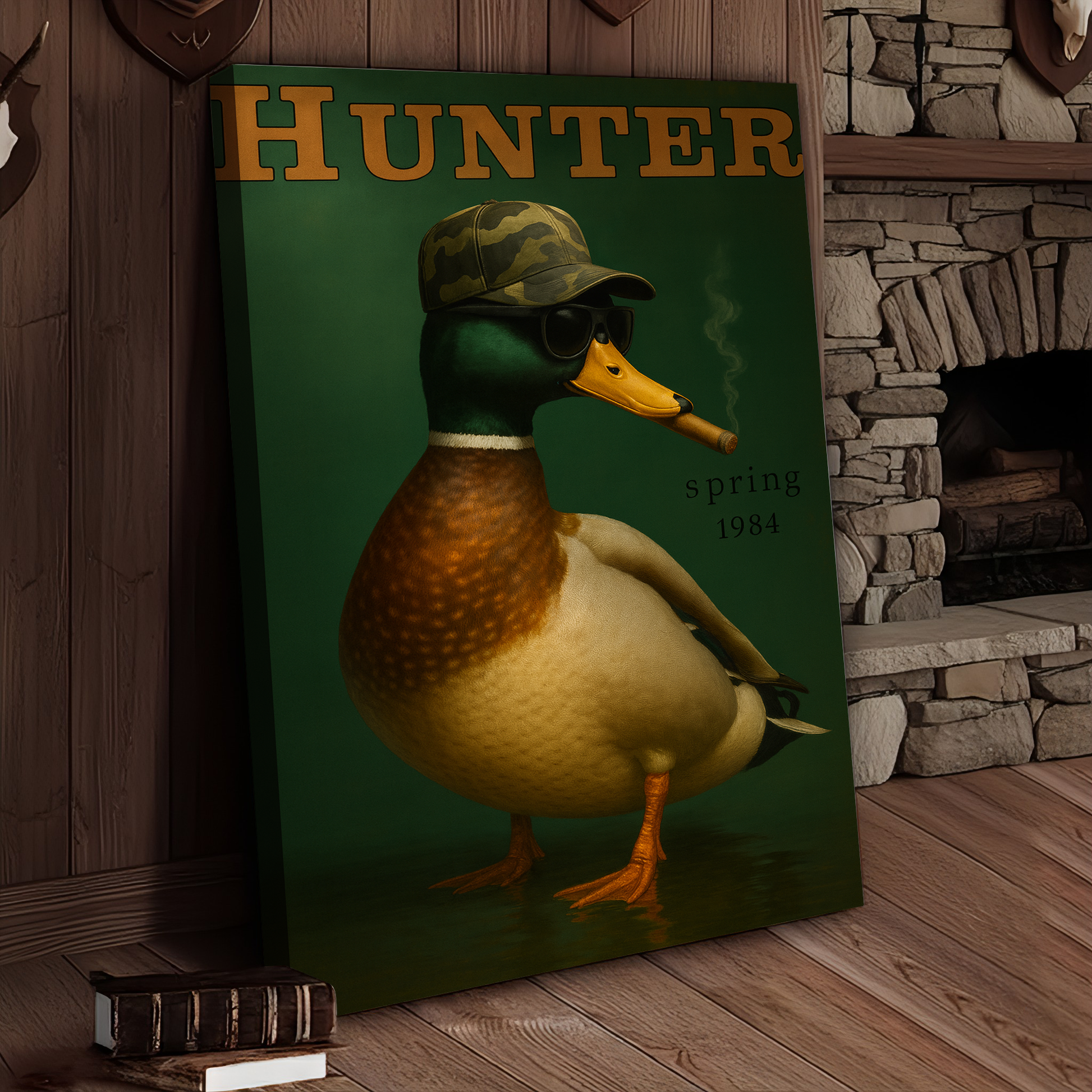 Duck Hunter Magazine 3D Wrapped Canvas Wall Art