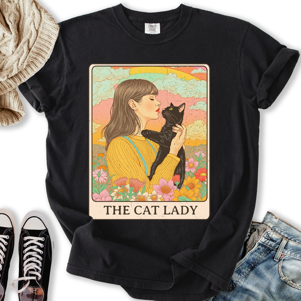 Black Cat Tarot Relaxed Tee