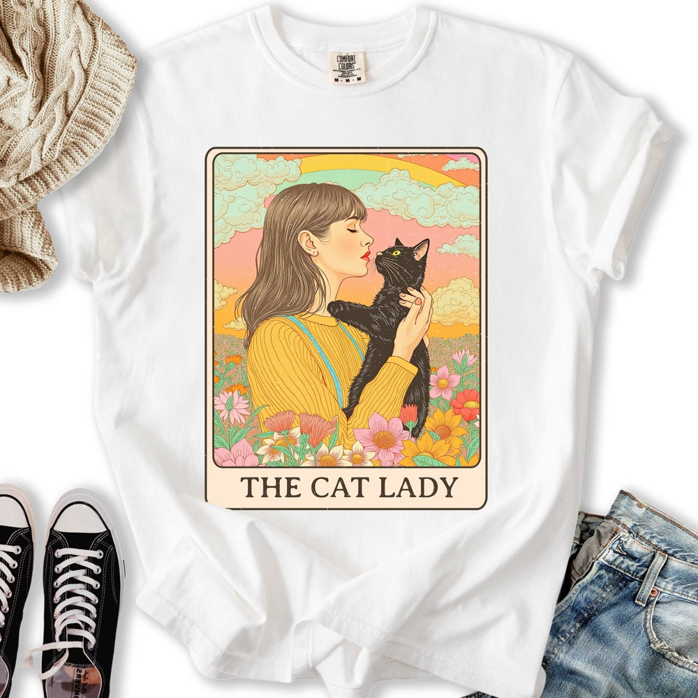 Black Cat Tarot Relaxed Tee