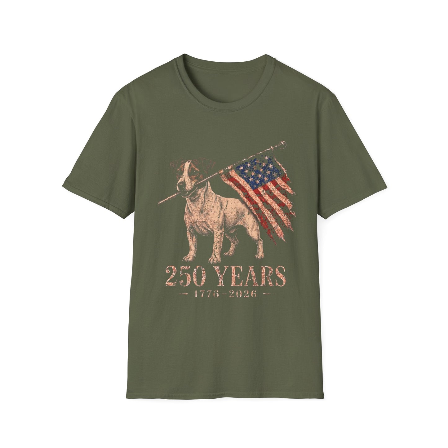 Jack Russell Terrier USA 250 Years Tee