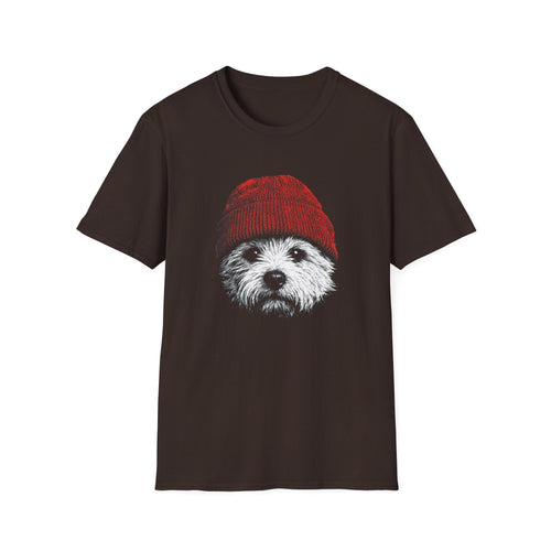 Westie In Beanie Tee