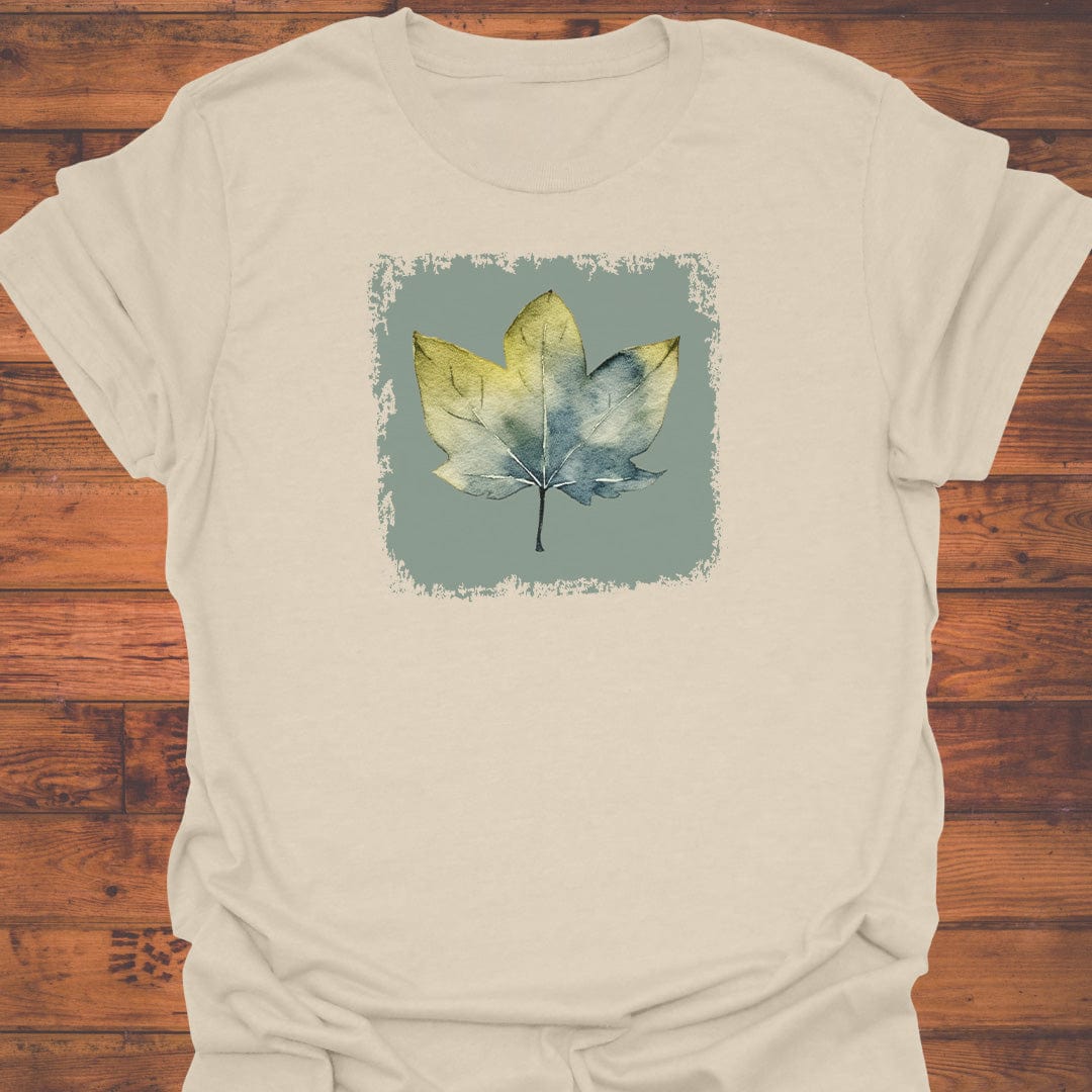 Aqua Sombra Leaf T-Shirt