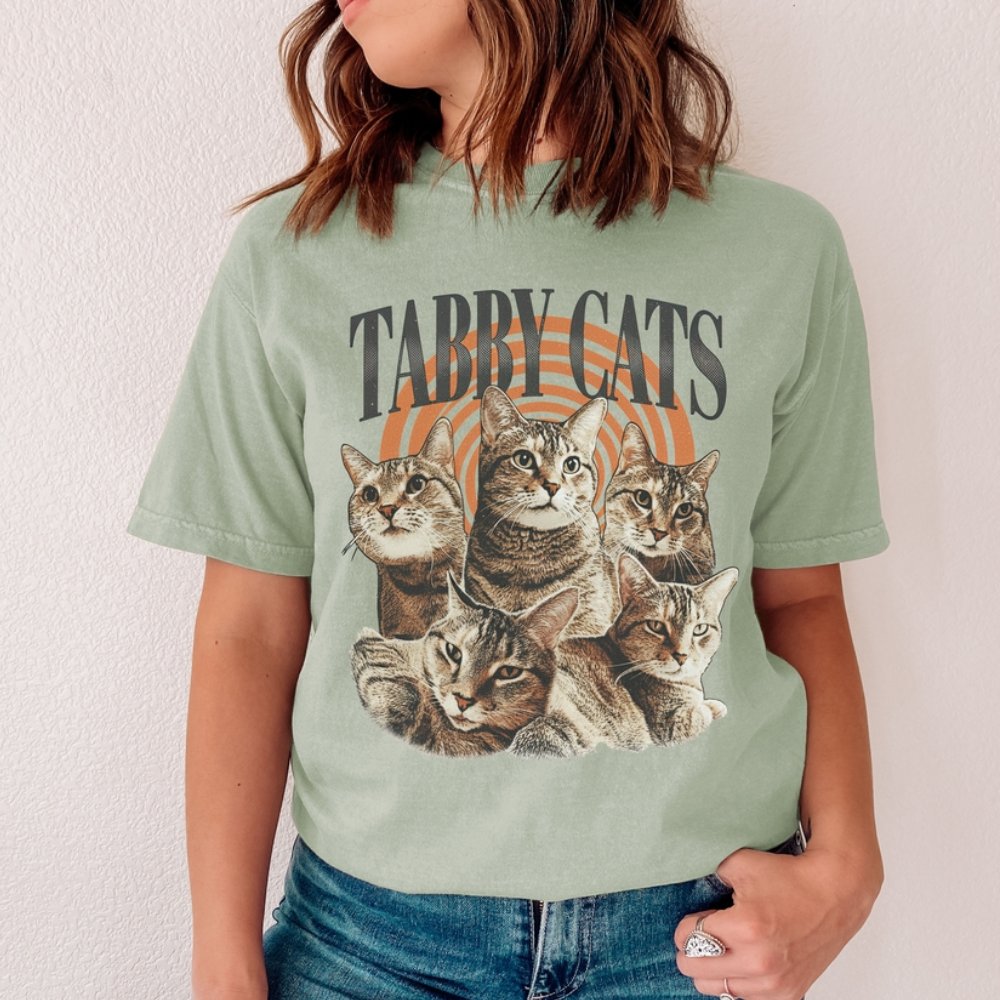 Tabby Cats Band Relaxed Tee