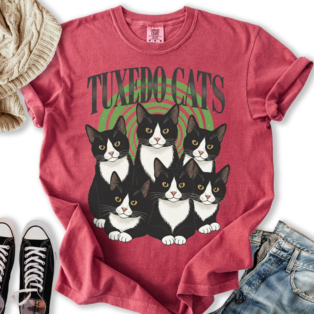 Tuxedo Cats Band Relaxed Tee