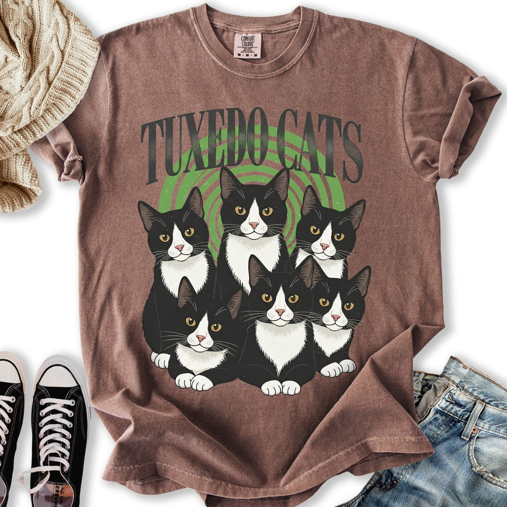 Tuxedo Cats Band Relaxed Tee